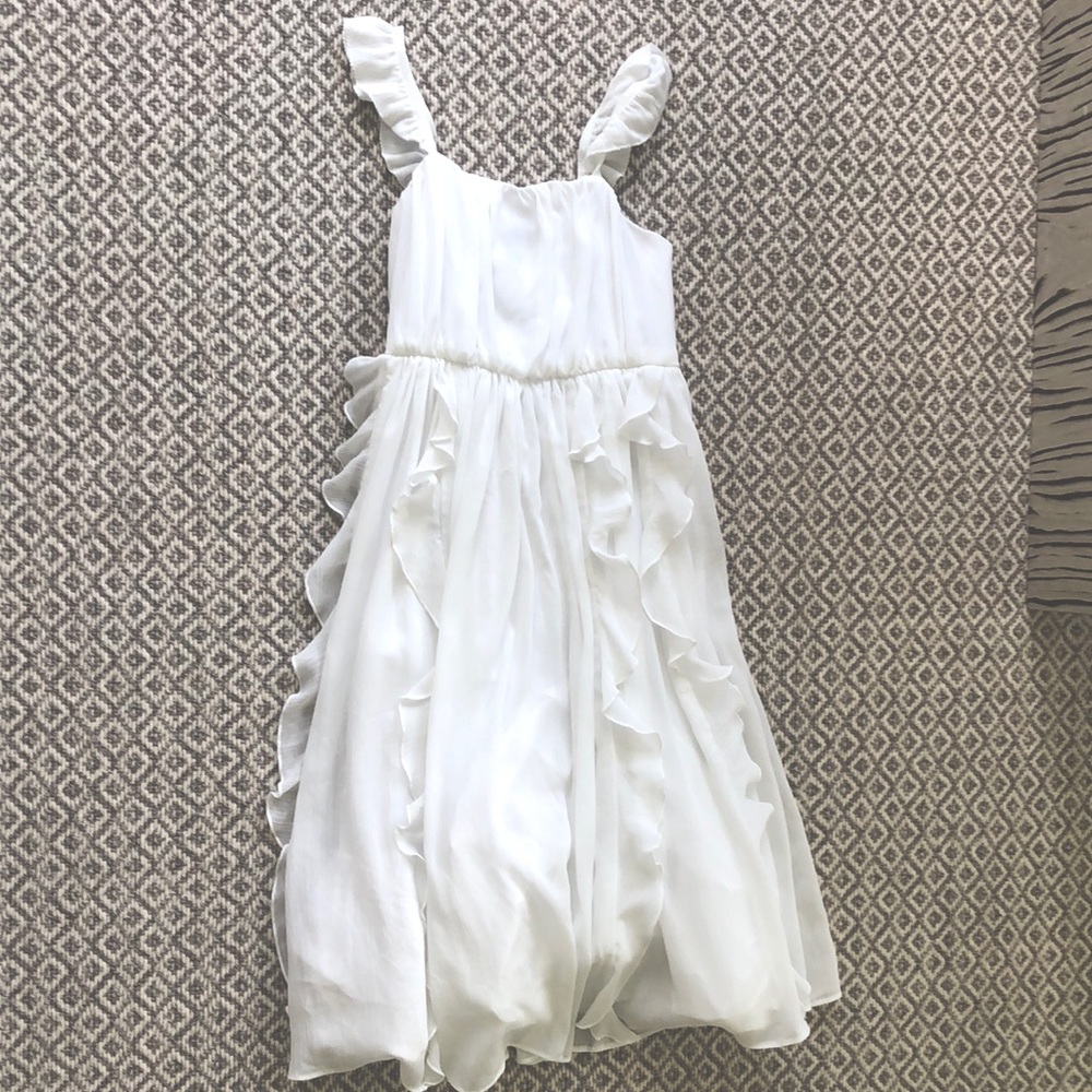 Cute ruffled girl dress